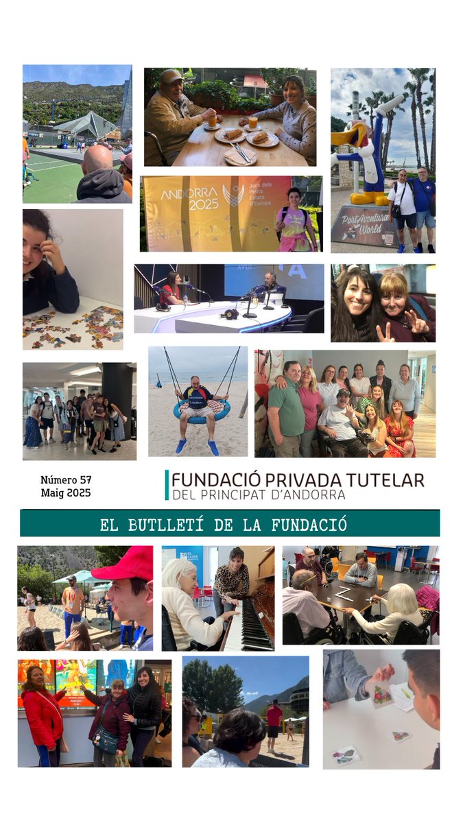 FundacioTutelar's tweet photo. 📰Us deixem el Butlletí de la Fundació amb les notícies més rellevants de l'entitat del mes de maig!
🗞També el podeu veure i descarregar a través del link de les històries, al link de la nostra biografia o aquí: https://t.co/y8zkVL669v
#FundacioPrivadaTutelar https://t.co/wDOGgfcggA
