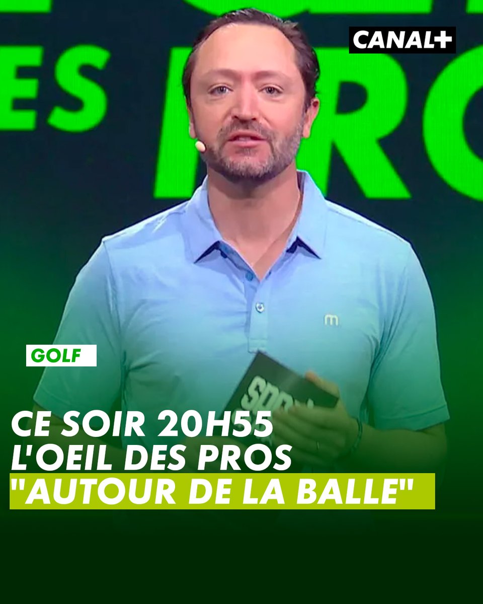 C'est le 1er mercredi du mois donc rendez-vous avec <a href="/XanthopoulosJ/">Julien Xanthopoulos</a> pour un nouveau ODP 👁️‍ce soir à 20H55 sur GOLF+ 👌💚