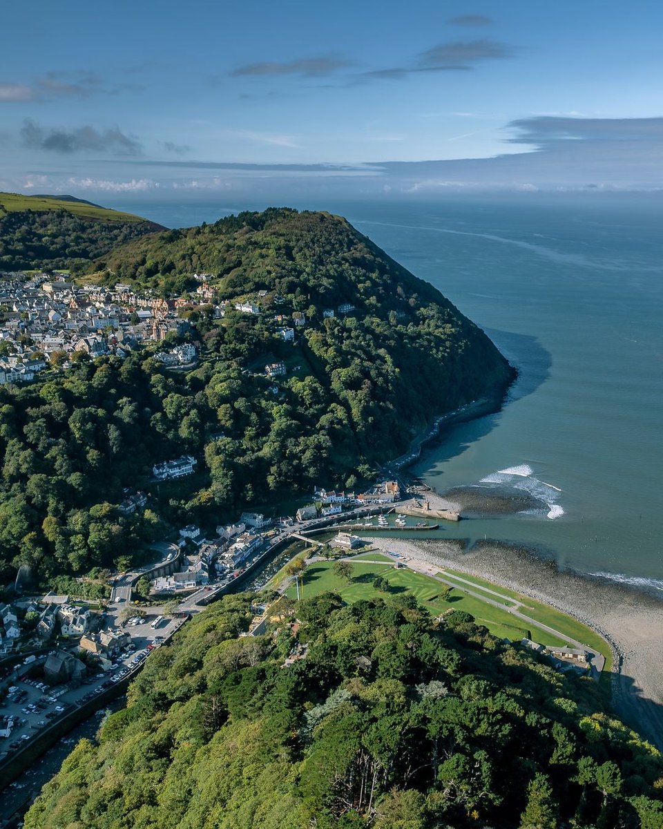 Happy Devon Day! 💚 Unique and beautiful Exmoor – stretching across Devon &amp; Somerset – and we love celebrating the brilliant people, places &amp; businesses here.📍Lynton &amp; Lynmouth 📸 @houk_weareone