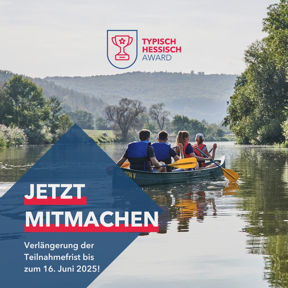 HA Hessen Agentur (@hessen_agentur) on Twitter photo Aufgrund der großen Nachfrage wird die Bewerbungsphase für den Hessischen #Tourismuspreis 2025 verlängert. 🥳🤩Touristiker/innen aus #Hessen können ihre "typisch hessischen" Projekte bis zum 16. Juni 2025 einreichen. ✍️
Infos & Bewerbung ⬇️
…smustag-hessen.tourismusnetzwerk.info/startseite/hes…
<a href="/WirtschaftHE/">Wirtschaft Hessen</a> Aufgrund der großen Nachfrage wird die Bewerbungsphase für den Hessischen #Tourismuspreis 2025 verlängert. 🥳🤩Touristiker/innen aus #Hessen können ihre "typisch hessischen" Projekte bis zum 16. Juni 2025 einreichen. ✍️
Infos & Bewerbung ⬇️
…smustag-hessen.tourismusnetzwerk.info/startseite/hes…
<a href="/WirtschaftHE/">Wirtschaft Hessen</a>
