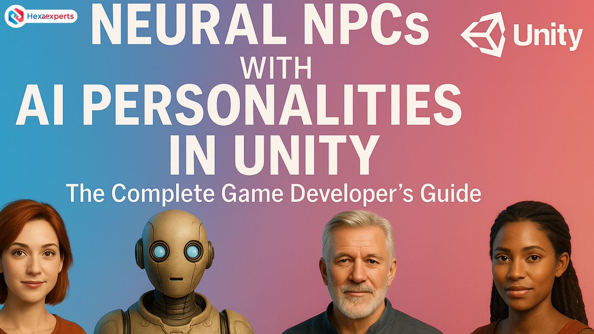 AHexaexperts's tweet photo. Want NPCs that think and feel? 🤖

Check out our Ultimate Guide to Neural NPCs in Unity!
Learn how to build emotionally intelligent, AI-powered characters using NLP + neural networks. 🧠🎮

🎯 Dev-ready + optimization tips inside!

#Unity3D #AIinGames #GameDev #NeuralNPCs https://t.co/J8xG9FSNNY
