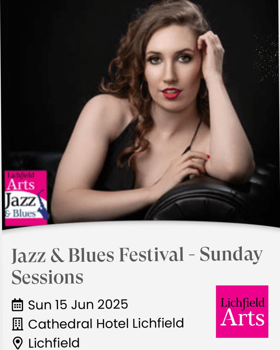🎷 Join us 12–15 June for 4 days of live jazz, blues &amp; soul at top Lichfield venues!
🎺 Highlights incl. Bryan Corbett, Nearly Dan, Aynsley Lister &amp; more!
📍 Cathedral Hotel &amp; Guildhall
🎟️ Full Festival Tickets: lichfieldarts.org.uk
#JazzAndBluesFestival2025