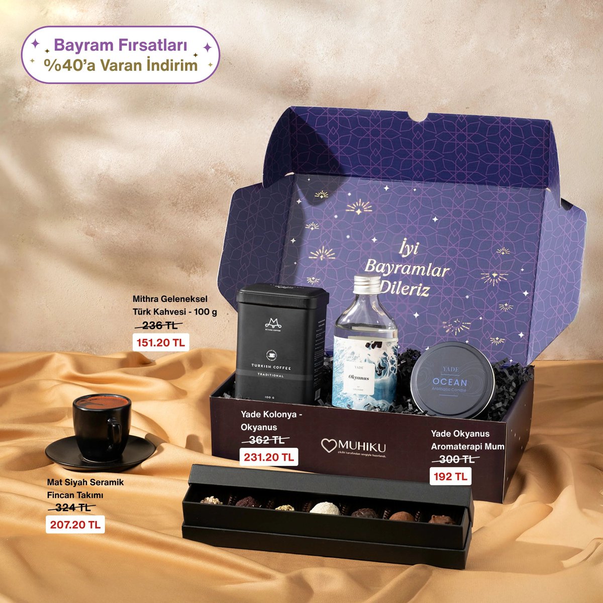 💥 %40’a varan indirimli Kurban Bayramı hediyelerinde stoklar tükeniyor!

🎁 Kurban Bayramı’na sayılı günler kaldı. Siz de bu bayramda sevdiklerinizi mutlu edecek hediyeyi henüz seçmediyseniz özenle hazırlanan koleksiyonumuzu incelemenin tam zamanı!

💕 Birbirinden şık, anlamlı