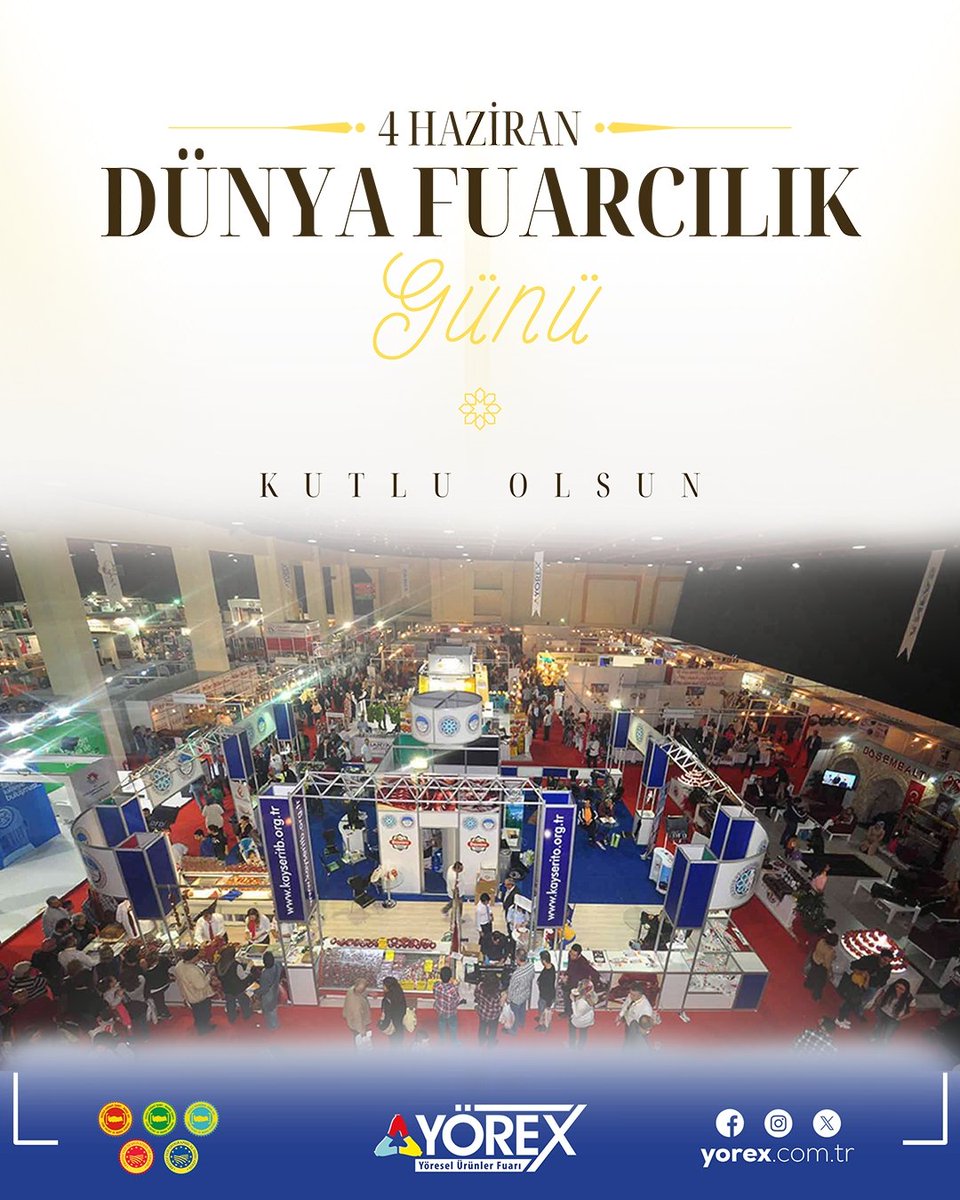 Dünya Fuarcılık Günü Kutlu Olsun
#fuarcılıkgünü