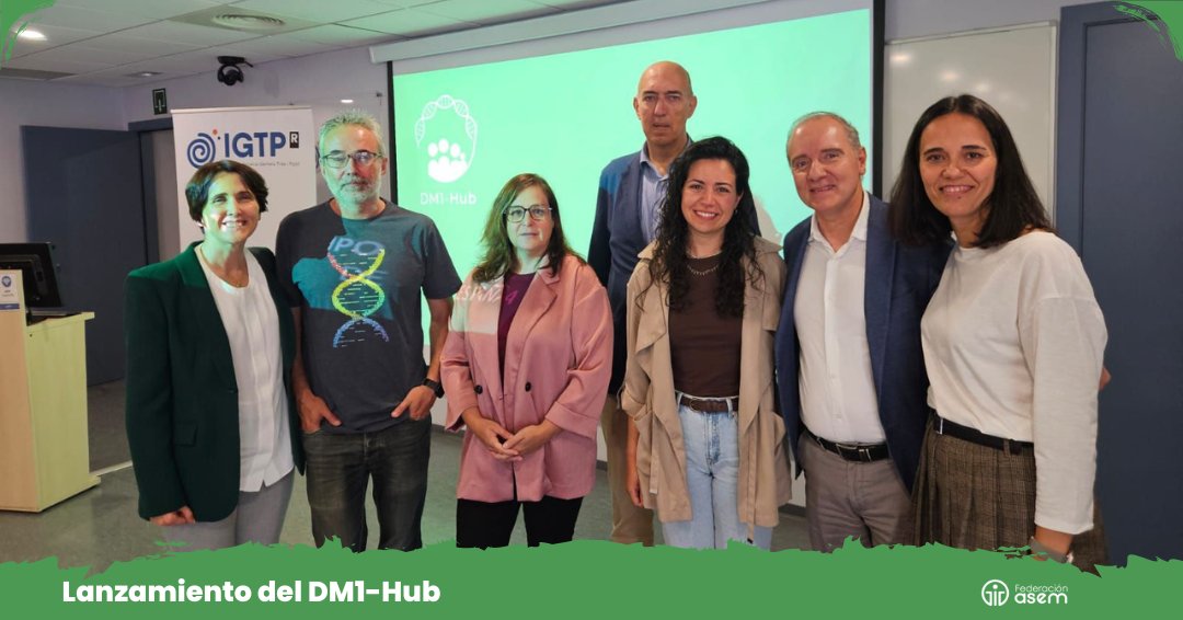 Federacion_ASEM's tweet image. 💬 Nuestra directora, Begoña Martín, participó en el lanzamiento de DM1-Hub, el primer registro nacional de Distrofia Miotónica tipo 1 en España, en el @hgermanstrias .

🤝 Gracias por contar con la voz de Federación ASEM.

#DM1Hub #distrofiamuscular #RedASEM #mueveteporlasENM