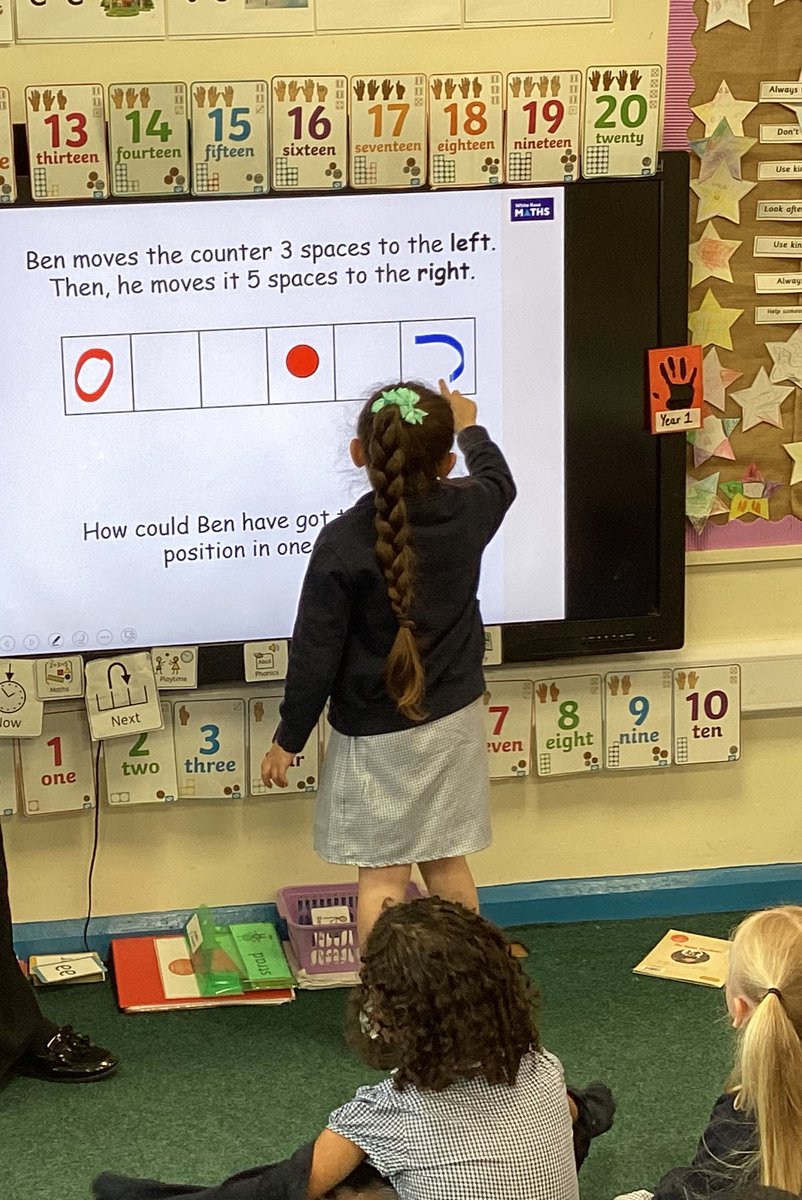 OurLadysCP's tweet image. Year 1 learning about position, left and right in Maths this morning @OurLadyandAllS1 #CatholicLife #MathsInAction