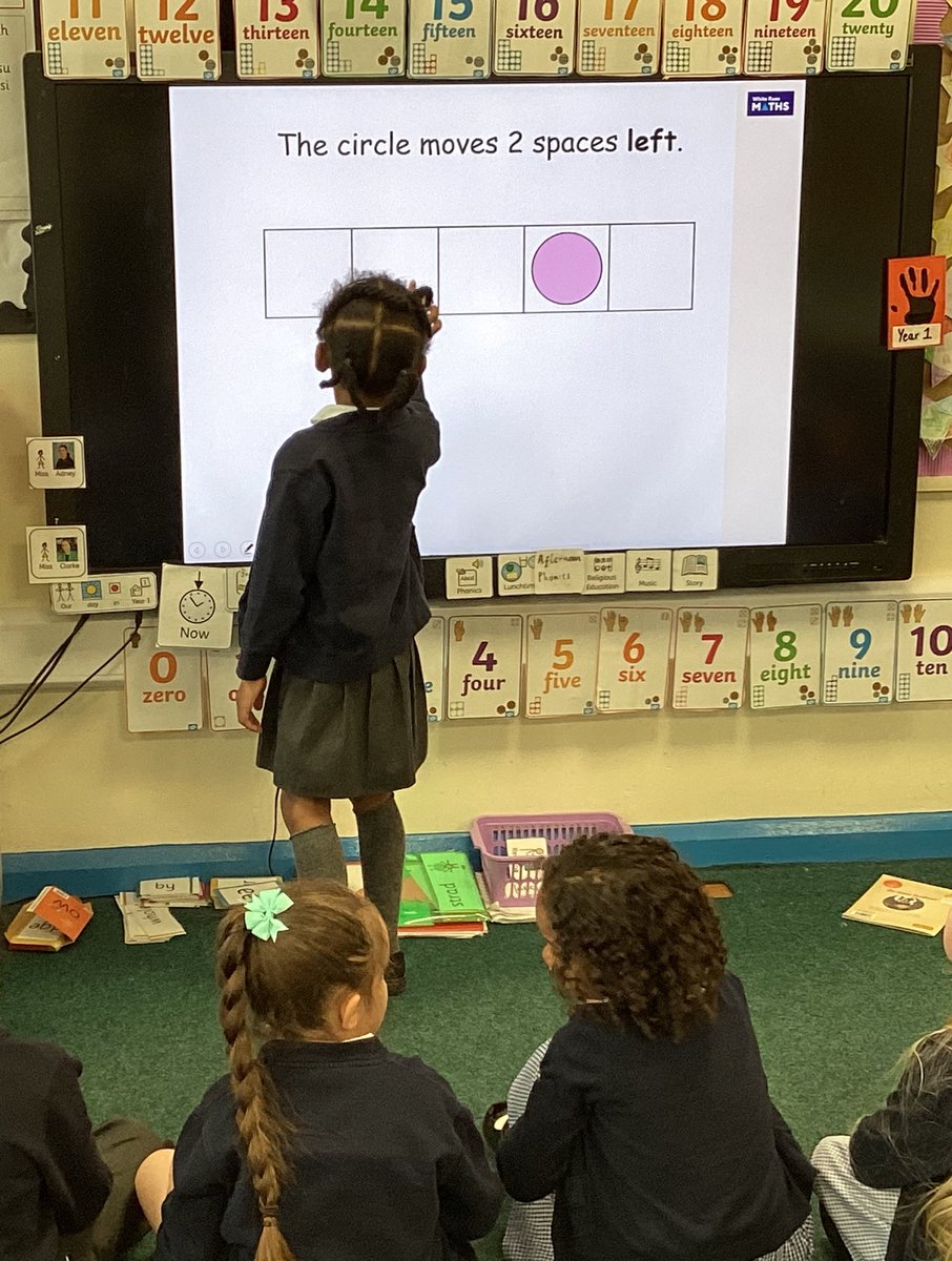 OurLadysCP's tweet image. Year 1 learning about position, left and right in Maths this morning @OurLadyandAllS1 #CatholicLife #MathsInAction