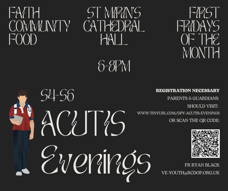 All S4-S6 pupils <a href="/stninianshigh/">Saint Ninian's</a> are invited to attend the next Acutis Evening, this Friday, 6th June.