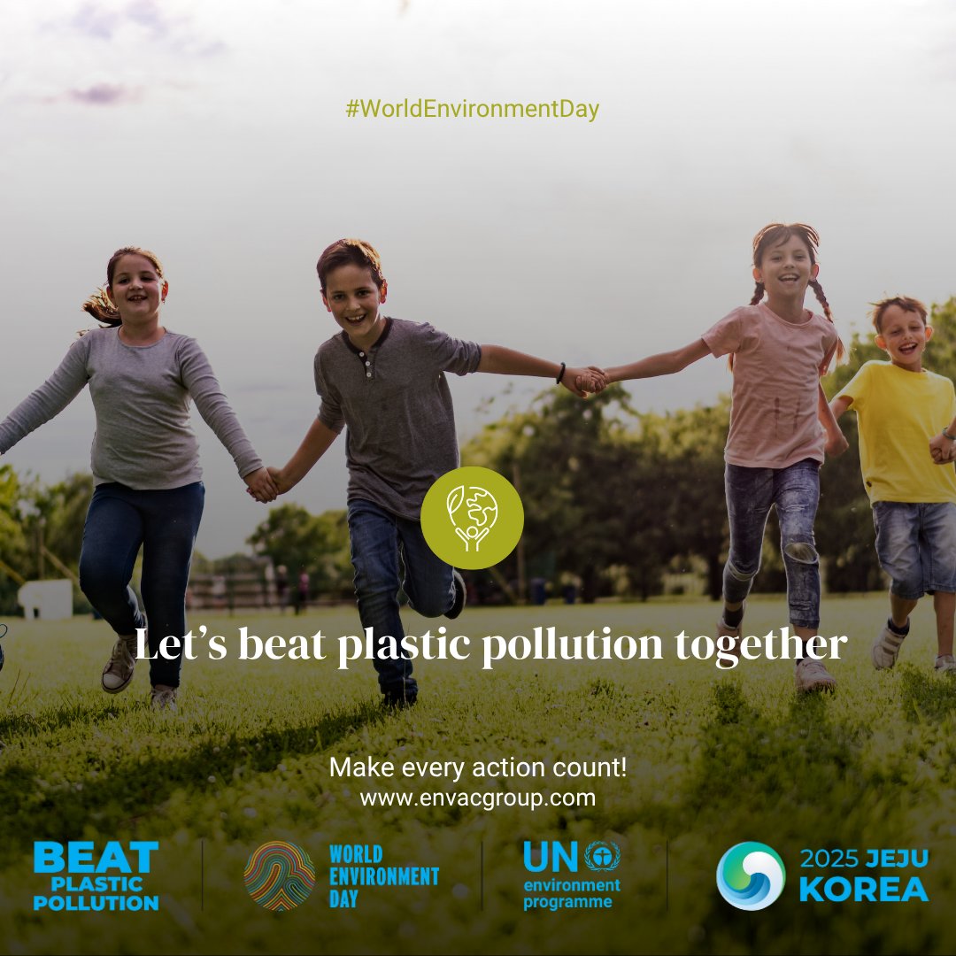 Plastic doesn’t belong in our oceans — or our future.
Envac’s smart systems help over 6.6M people reduce waste at the source.
♻️ +15% plastic recycled
🌍 -90% CO₂ from waste traffic
Let’s #BeatPlasticPollution — together.
eu1.hubs.ly/H0kJP-40

 #Envac #WorldEnvironmentDay