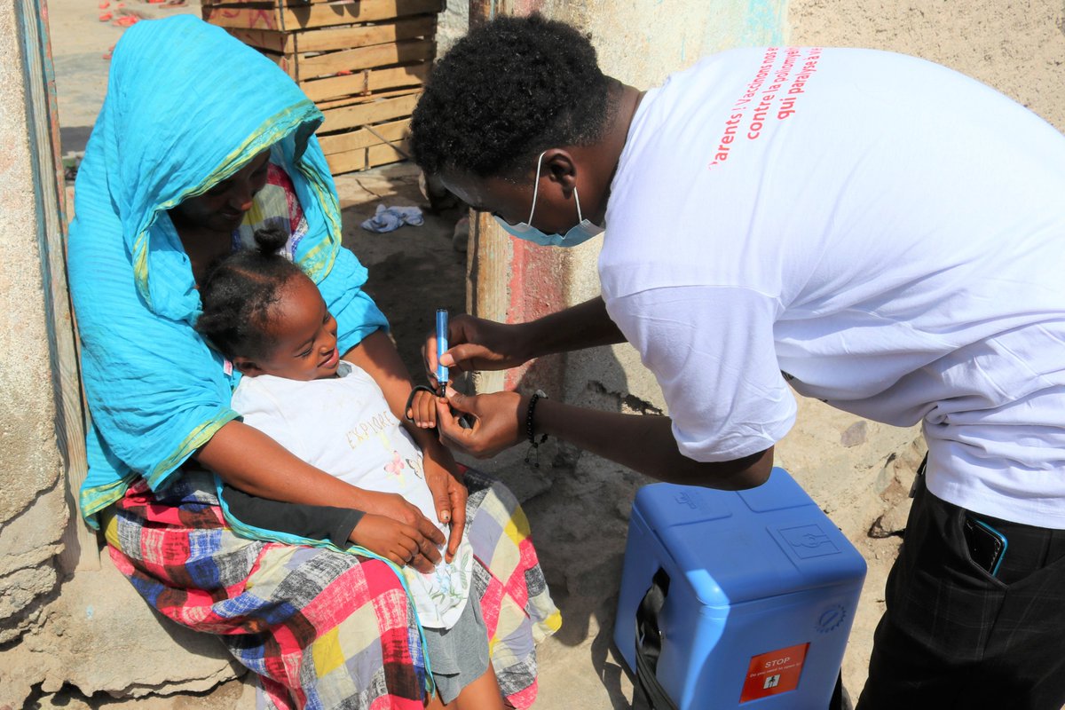 Dr Hamid Jafari (@dr_hamidjafari) on Twitter photo Bravo to Djibouti’s health workers for braving the heat to vaccinate around 155k children aged under five years against polio last week- especially critical as ongoing variant poliovirus outbreaks in the Horn of Africa risk spreading beyond borders.
<a href="/WHODjibouti/">WHO Djibouti</a> Bravo to Djibouti’s health workers for braving the heat to vaccinate around 155k children aged under five years against polio last week- especially critical as ongoing variant poliovirus outbreaks in the Horn of Africa risk spreading beyond borders.
<a href="/WHODjibouti/">WHO Djibouti</a>