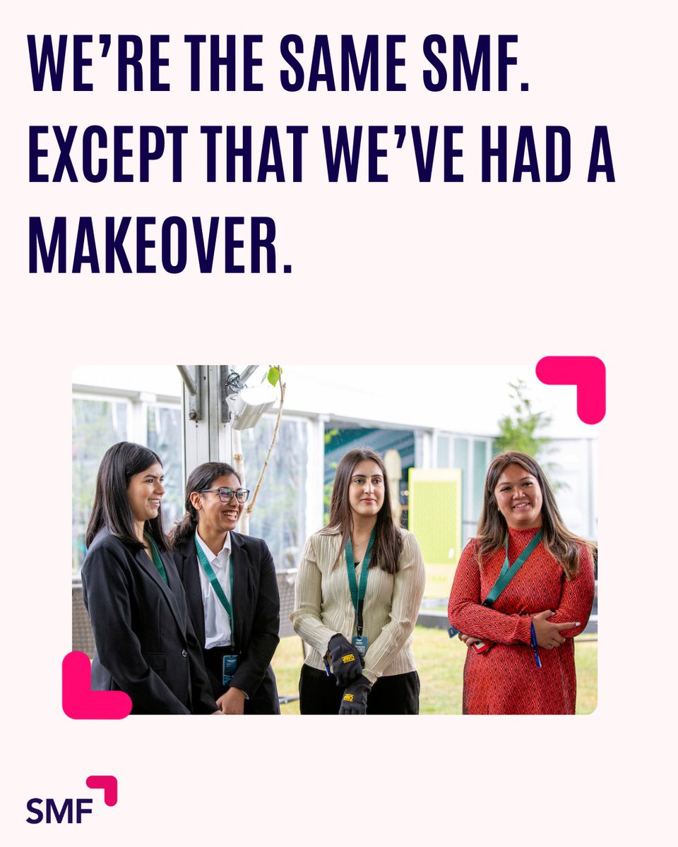 We’re looking different these days 👀

We’re still the same Social Mobility Foundation. Still working for a society where people from all backgrounds can thrive 💫

But we’ve got a brand new look. Our new look will allow us to better support our communities.