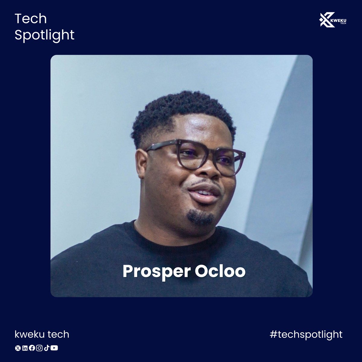 Tech Spotlight: Prosper Ocloo, <a href="/Sedem233/">Big Sed⚡</a> 

<a href="/Sedem233/">Big Sed⚡</a>  is a rare  fusion of innovation, technical depth, and strategic thinking. As a  solutionist, he fluidly operates at the intersection of product  development, user experience, and business impact.

He takes on the role of