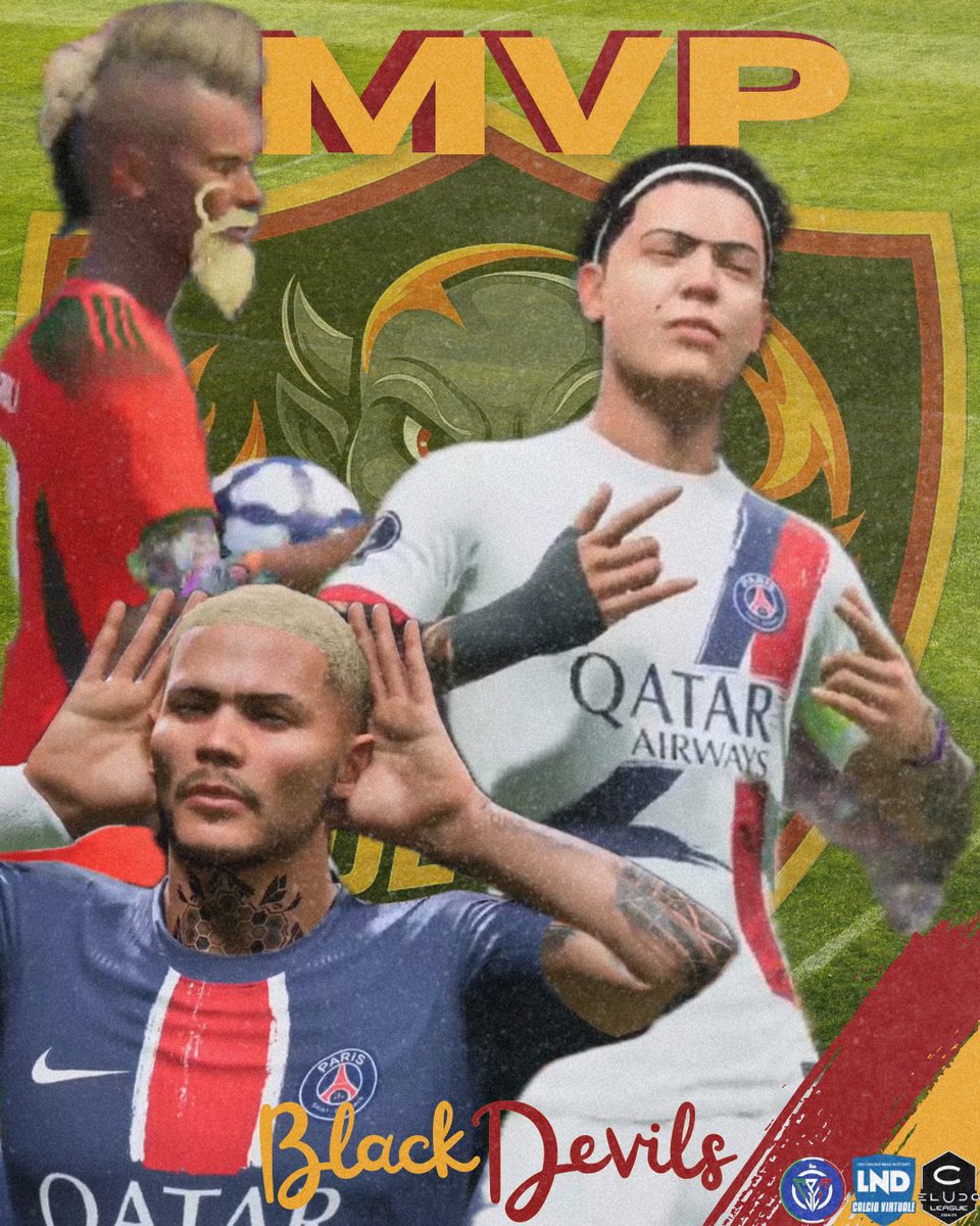 Serata quasi perfetta.
🟢⚪️ Finali playoff eSerieE: vittoria e accesso al campionato Challenge!
🔴⚫️ 4 punti nelle prime due giornate di CPG.
🔴⚫️ Vittoria pesante nei playoff eLudo: siamo in semifinale!

MVP:
Degrocosta ⚽️⚽️⚽️🅰️
udybala21 ⚽️⚽️⚽️🅰️🅰️
paolo_lorenzo00 ⚽️⚽️⚽️🅰️