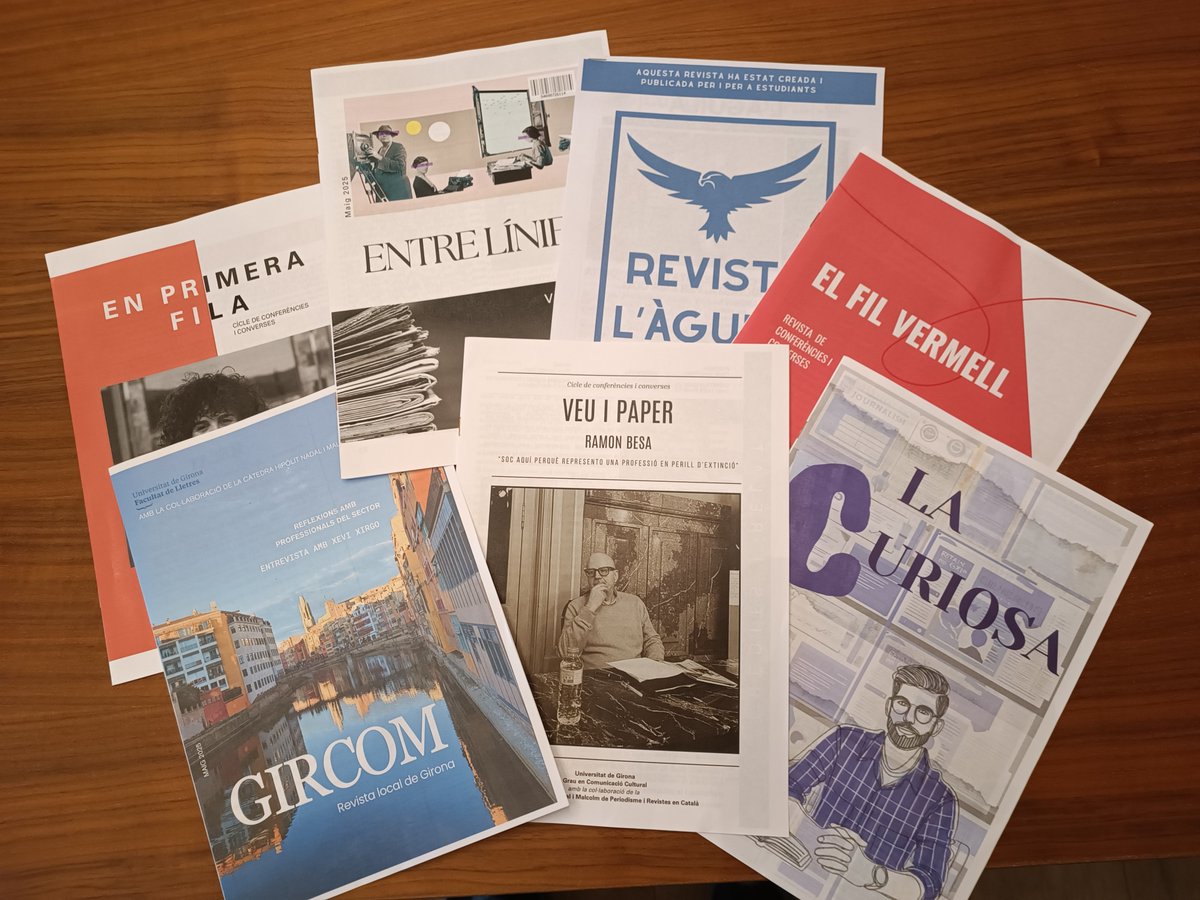 costalluis's tweet image. El cicle “Comunicació en clau de país”, organitzat per @CatedraHNadal @revistesAPPEC ha representat una metodologia docent molt eficaç i ha generat la confecció de 7 revistes per part dels estudiants de @univgirona @UdGLletres que podeu consultar a:
udg.edu/ca/catedres/hi…