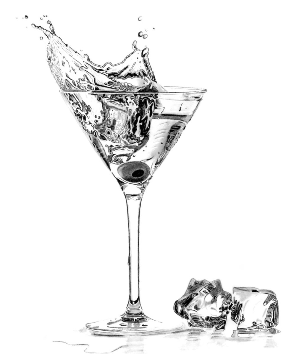 “Martini Splash” is today’s addition to the sale of original pencil drawings ~ you can view using the link below, advertised elsewhere at £325+delivery ~ DM me to pay only £125 incl. delivery 😱😱😱 

ebay.us/m/8SSJWr