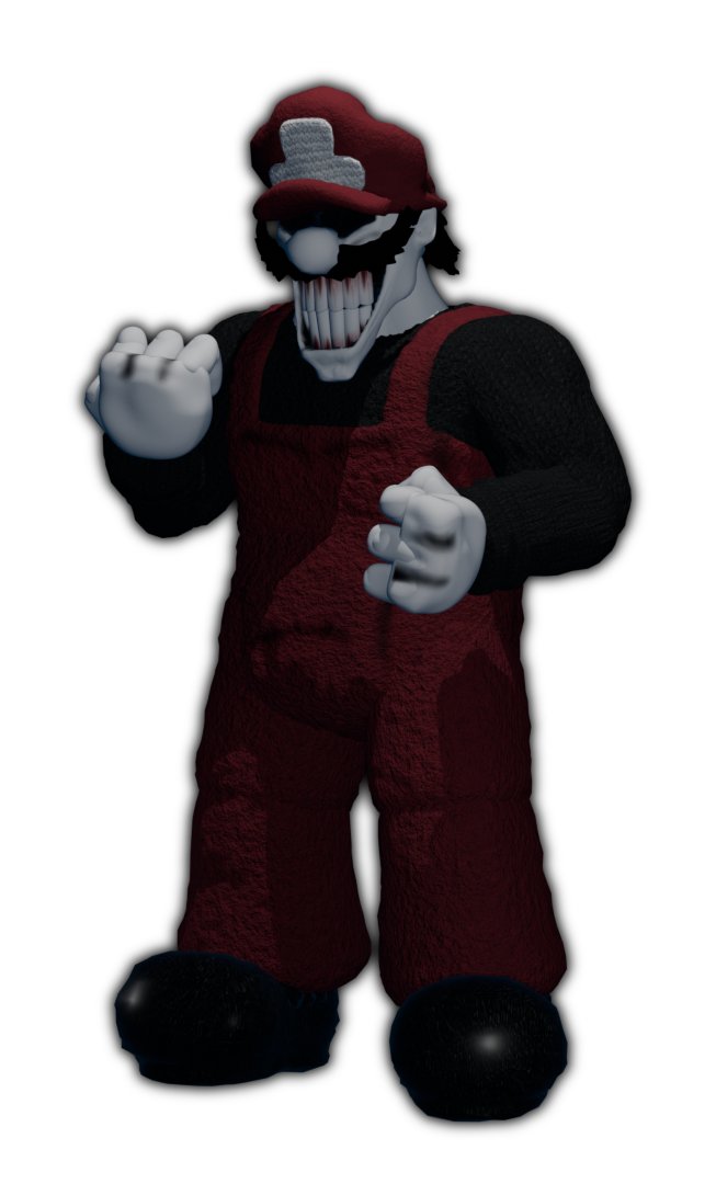 gamelight49's tweet image. recreation of the MX guy #mario85 #mx #pillarchase2 #3dart #blender
