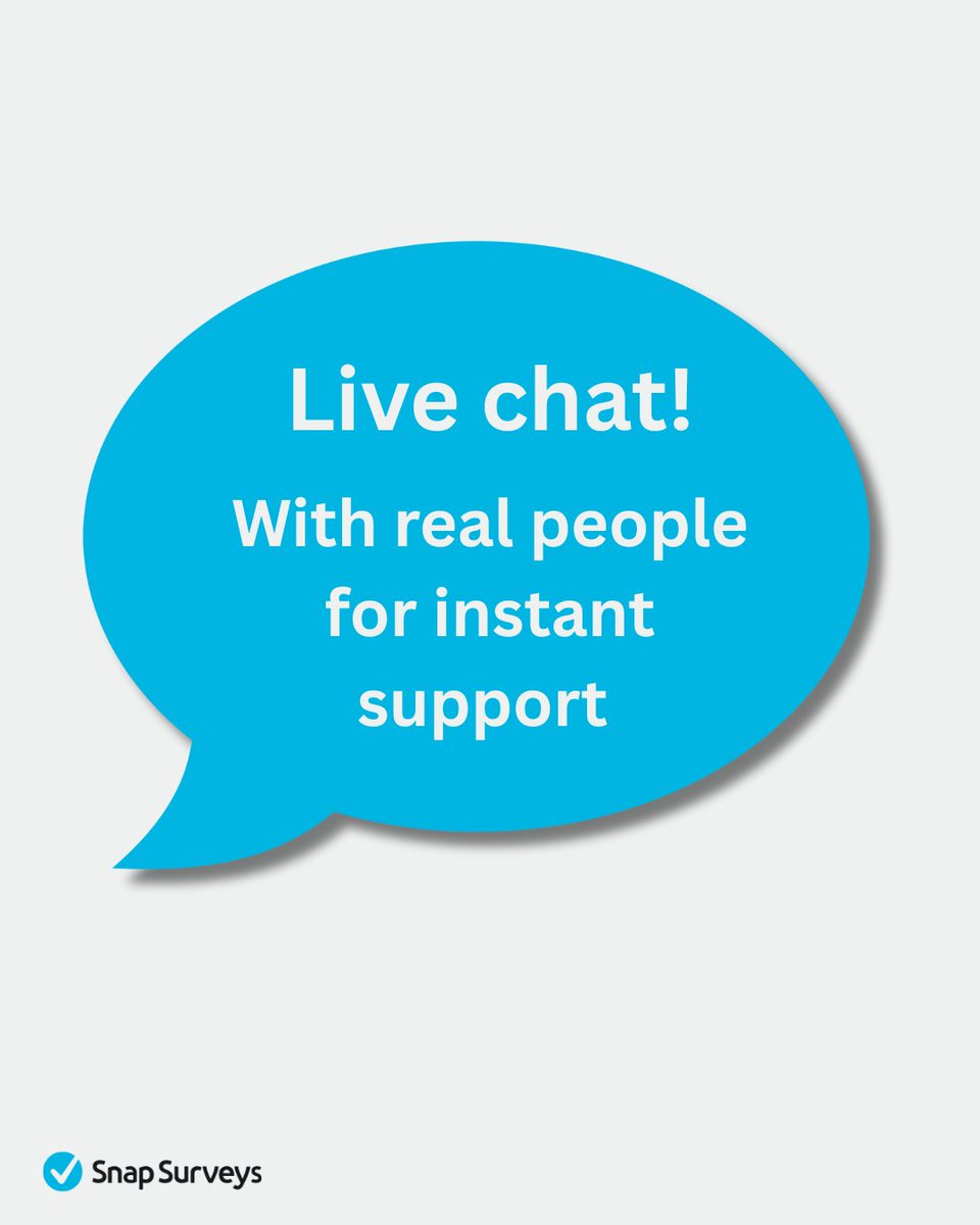 Need help with your surveys? Get instant support with our live chat! Our friendly team are here to help you every step of the way.

Click the icon to chat to us:
snapsurveys.com/support-snapxmp

#SnapSurveys #LiveChat #CustomerSupport #MRX #CX #CustomerService #Research