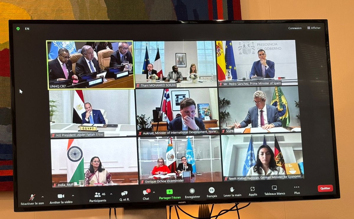 Thani Mohamed-Soilihi (@tmohamedsoilihi) on Twitter photo Préparation de la 4eme conférence internationale des Nations Unies sur le financement du développement #FfD4 qui se tiendra à Séville du 30 juin au 3 juillet:
À l’initiative et en présence du Secrétaire général des Nations Unies <a href="/antonioguterres/">António Guterres</a> 🇺🇳 et du Premier ministre Préparation de la 4eme conférence internationale des Nations Unies sur le financement du développement #FfD4 qui se tiendra à Séville du 30 juin au 3 juillet:
À l’initiative et en présence du Secrétaire général des Nations Unies <a href="/antonioguterres/">António Guterres</a> 🇺🇳 et du Premier ministre
