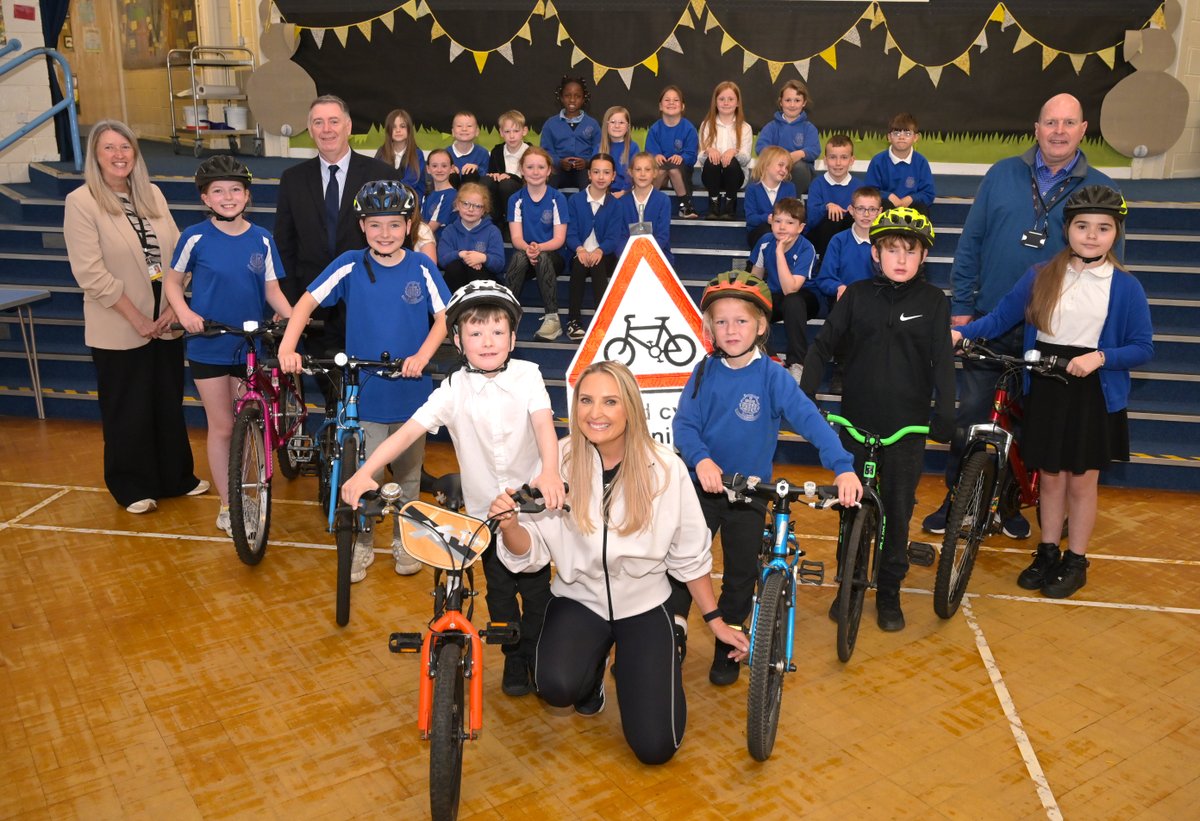 Condorrat Primary School has started a new cycling project to help pupils learn to ride bikes safely and confidently.

As part of the project, pupils are given refurbished bikes that have been donated and repaired.

Read more: northlanarkshire.gov.uk/news/new-bike-… ride bikes