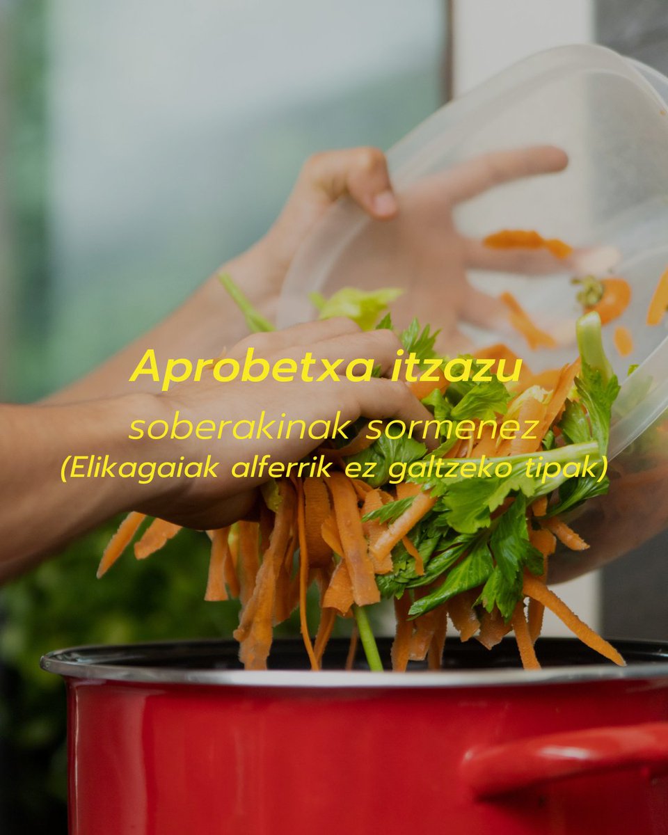 BM Supermerkatuetan oso kontzientziatuta gaude elikagaiak alferrik galtzearen aurka; horregatik, zure sukaldea ahalik eta gehien aprobetxatzeko tip batzuk gogorarazi nahi dizkizugu, mokadu bakar bat ere alferrik gal ez dadin. tinyurl.com/27me9con