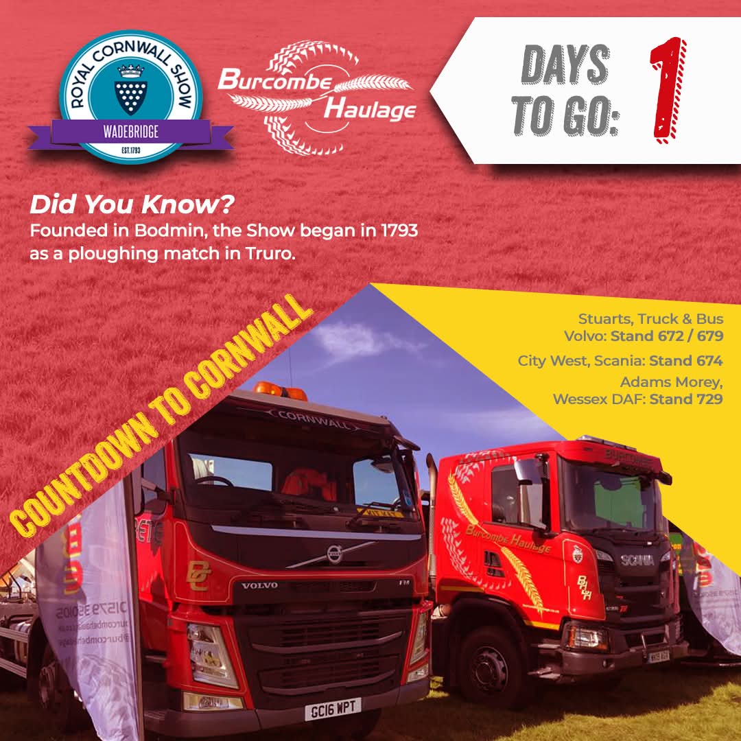 24 hours until Show opens! #countdowntoCornwall #royalcornwallshow