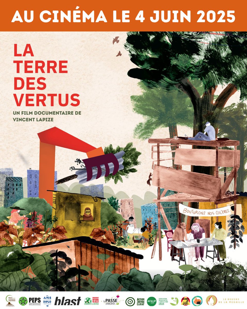 ⬇️C'est le grand jour de l'éclosion !🌸
Retrouvez dès aujourd'hui en salle le nouveau documentaire réalisé par Vincent Lapize, La Terre des Vertus.