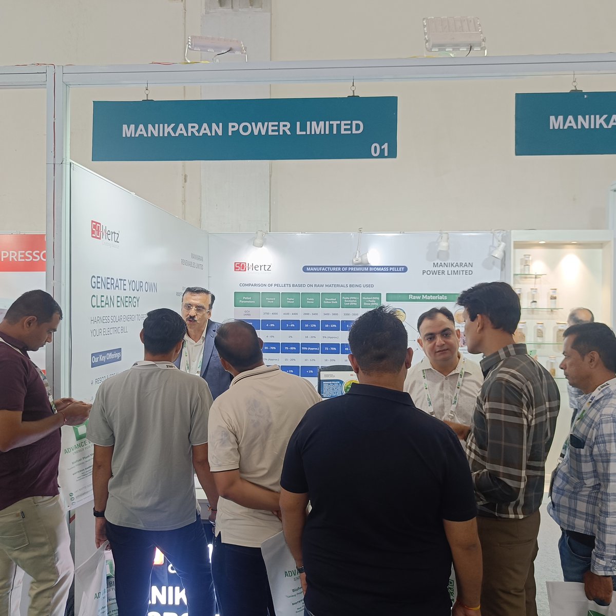 Manikaran_Power's tweet photo. A powerful start to Day 1 at Biofuel Expo 2025!
From biomass pellets to solar energy, we’re enabling the shift to NET ZERO with scalable clean energy solutions.
Hall 1, Booth 1, 04–06 June, India Expo Centre, Greater Noida
#NetZero #BiofuelExpo2025 #CleanEnergy #ManikaranPower https://t.co/gwi16yjIOf