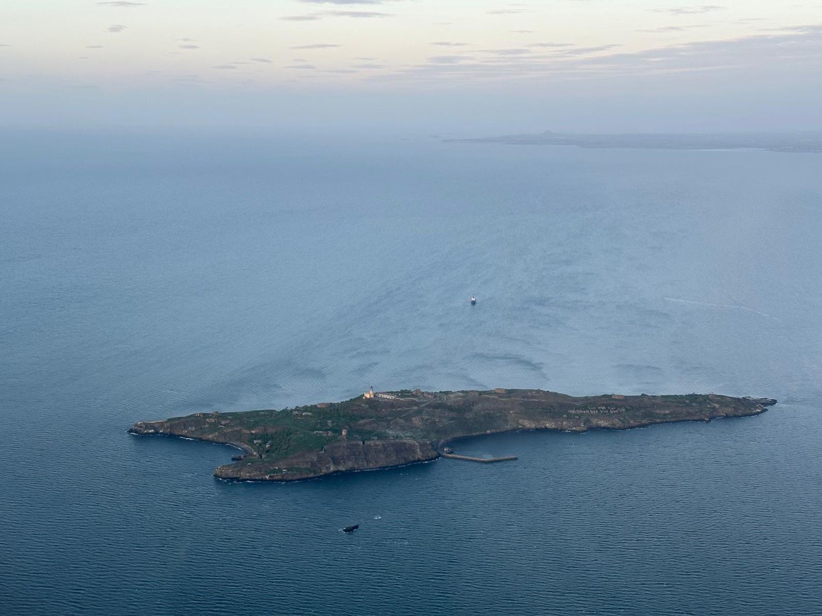 Can you identify this Scottish isle? #ViewFromTheCrew

#Scotland #AirAmbulance #Helicopter #Photography