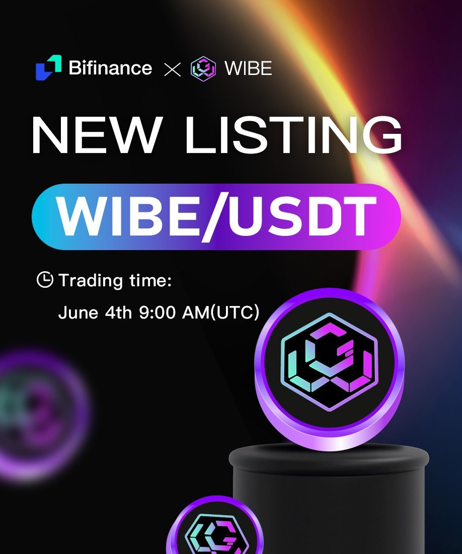wibegram's tweet image. 🚀 Big News! $WIBE is now officially listed on @BiFinanceE!
💥 Trading pair WIBE/USDT is live — jump in now!
🟢 Open Deposit: June 4, 9:00 AM (UTC)
🟢 Open Trading: June 4, 9:00 AM (UTC)
🟢 Open Withdrawal: June 4, 9:00 AM (UTC)

#Wibegram #WIBE #BiFinance #CryptoListing #Web3