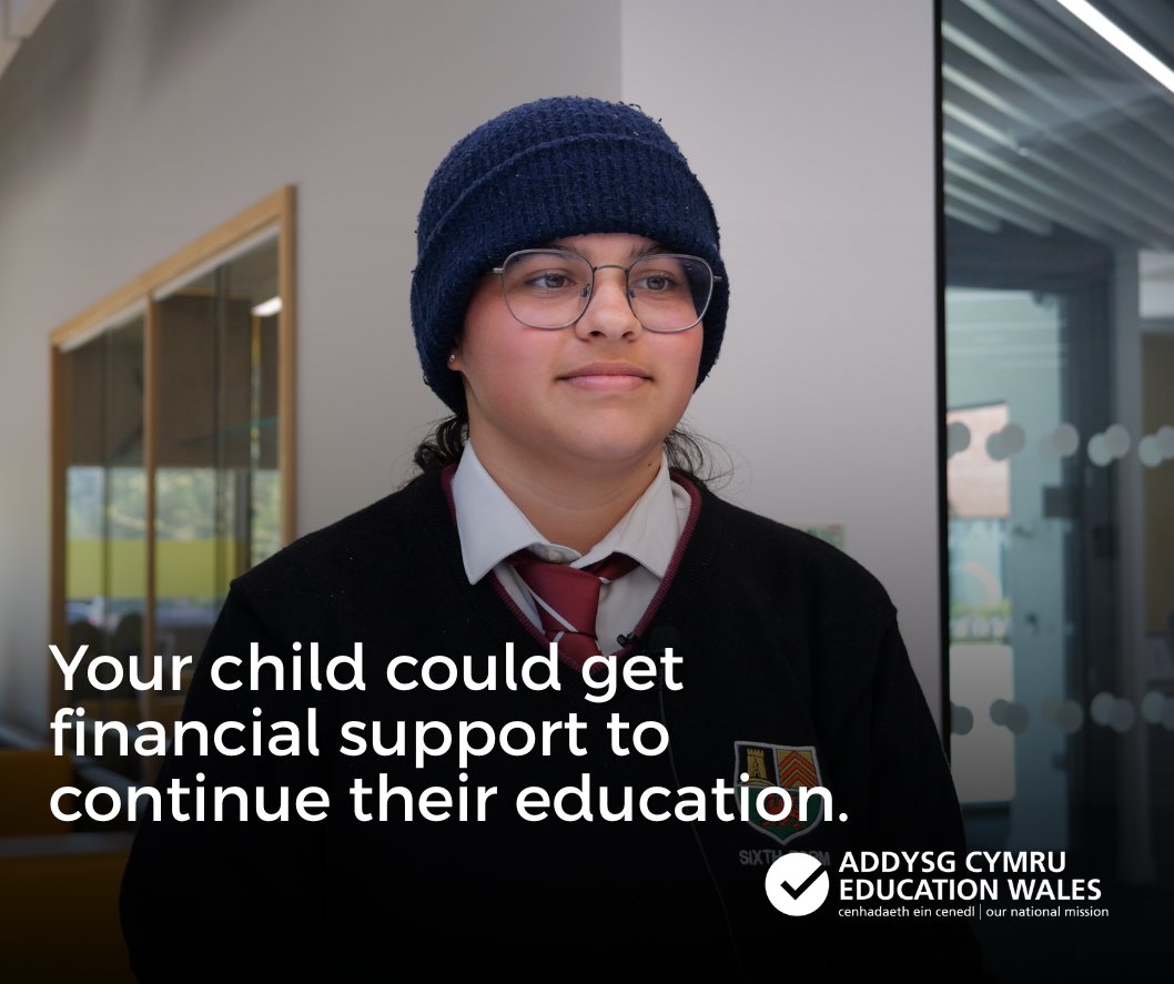 Could your 16-18 year old be eligible for £40 a week (paid every two weeks)?

The EMA can make a real difference. Check eligibility. 
studentfinancewales.co.uk/further-educat… 

#CymruStudentSupport