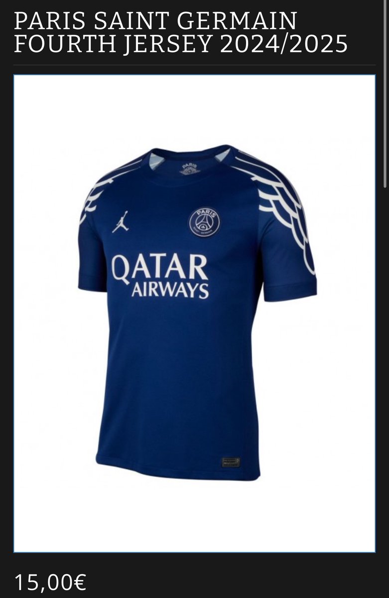 Pour mes amis parisiens, mon chinois préféré a remis du stock du Fourth (manches courtes et longues) et le maillot avec l’étoile.

Vous pouvez foncer sans soucis c’est validé depuis presque 10 ans ici 👍🏼

maillotsfactory.com/index.php?rout…