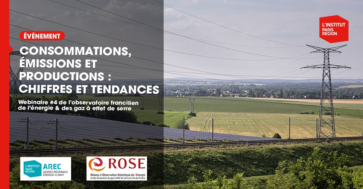 AREC Île-de-France (@arecidf) on Twitter photo CONSOMMATIONS, ÉMISSIONS ET PRODUCTIONS : CHIFFRES ET TENDANCES 2025 EN ÎLE-DE-FRANCE
Webinaire #4 de l'observatoire francilien de l’énergie & des gaz à effet de serre
📅 3 juillet
PROGRAMME & INSCRIPTION : roseidf.org/outils-ressour… CONSOMMATIONS, ÉMISSIONS ET PRODUCTIONS : CHIFFRES ET TENDANCES 2025 EN ÎLE-DE-FRANCE
Webinaire #4 de l'observatoire francilien de l’énergie & des gaz à effet de serre
📅 3 juillet
PROGRAMME & INSCRIPTION : roseidf.org/outils-ressour…