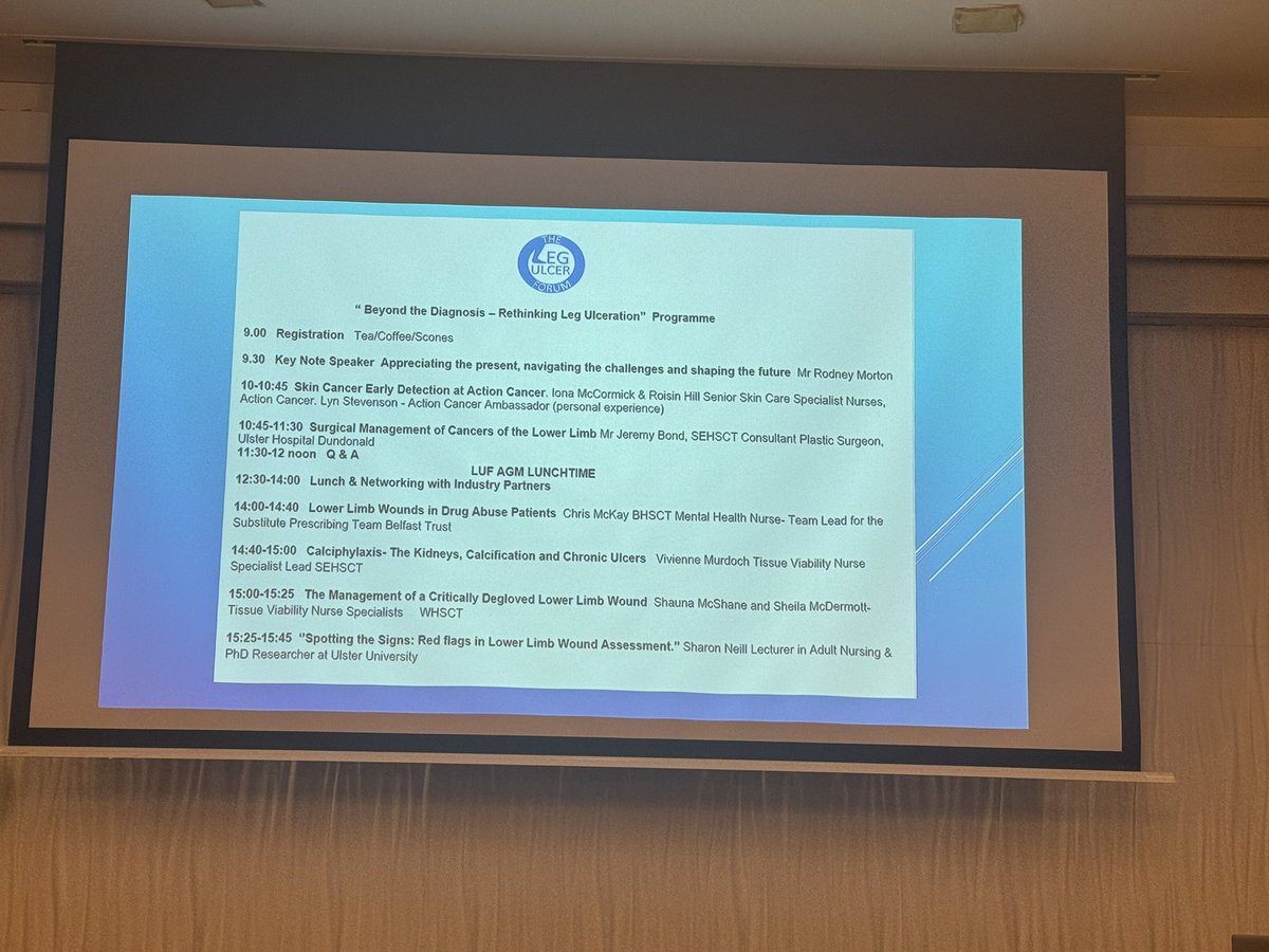 Northern Ireland Leg Ulcer Forum tweet media