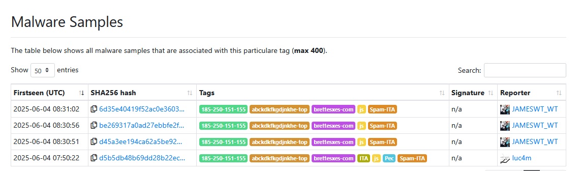 JAMESWT_WT's tweet photo. #MintsLoader > #PEC #Italy 
👇
brettesxes.]com/1.php?s=flibabc12
abckdkfkgdjnkhe.]top/zeqvk8x13ghtr.php

Samples👇 @luc4m 
https://t.co/cpKeZi6M77

#MintsLoader  #Spain 
geronimo.]website/1.php?s=flibabc12
glmhhdcmgcfddbk.]top/upow4fi5hvhtr.php

❇️Summary
https://t.co/qMgrhHRIoF https://t.co/RsjlCW8hNQ