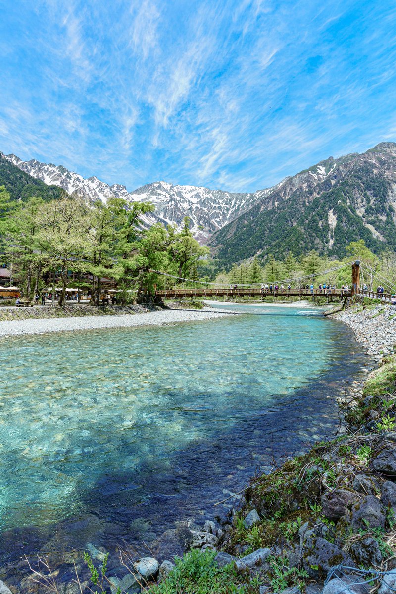清涼感あふれる上高地