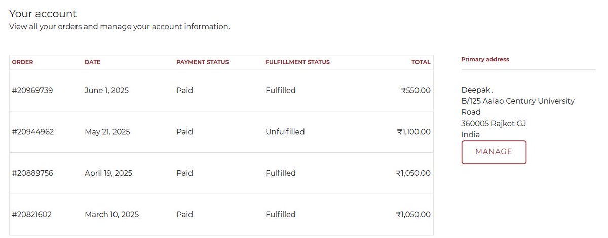 deepakdeevan1's tweet photo. Avimee Herbal | Modern Ayurveda

I had ordered products online on 21-may which i haven't received till date. my recent order got delivered today. Why pervious order isn't delivered yet. Not getting any proper response from your customer care nor by email I had sent earlier. Not s https://t.co/2FVJedmgLz
