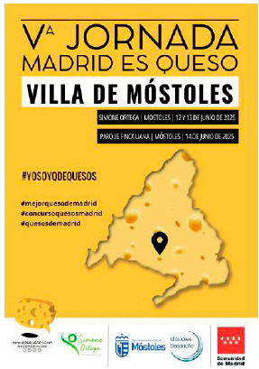 #Actualidad | La Quinta Jornada “MADRID ES QUESO” se celebrará en la Villa de Móstoles durante el mes de junio

📰 tinyurl.com/5dfvnkv5

<a href="/qdequesos/">Q de Quesos</a> 
<a href="/ComunidadMadrid/">Comunidad de Madrid</a> 
<a href="/AytoMostoles/">Ayuntamiento de Móstoles</a> 
<a href="/CarlosNovilloPi/">Carlos Novillo Piris</a> 
<a href="/DgdeOteo/">Ángel de Oteo</a>