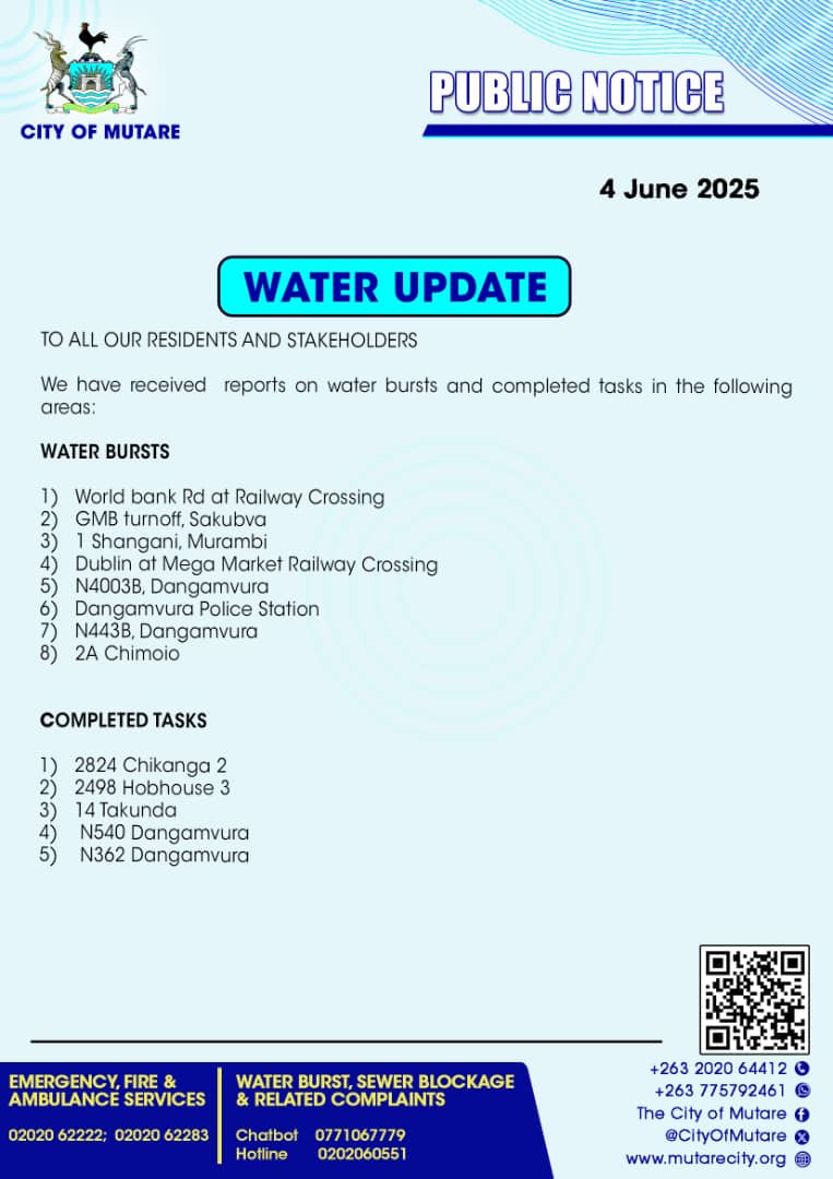 City Of Mutare (@cityofmutare) on Twitter photo 