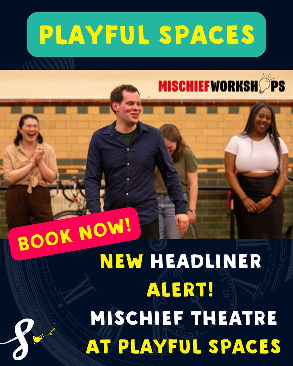cssf_uk's tweet image. @mischiefcomedy will be contributing to our Playful Spaces CPD event taking place in July. Do not miss this wonderful opportunity to network with an award-winning theatre and the makers of &apos;The Play That Goes Wrong!&apos; 😲

ticketsource.co.uk/coram-shakespe… 

#playfulspaces25