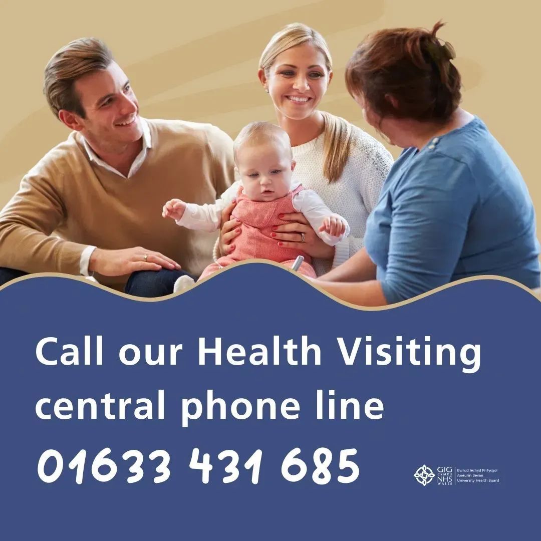 If you need to contact the Health Visiting Service call our central phone line to be put in touch with our teams throughout #Gwent

📞 01633 431685
👉 buff.ly/3sP3d6R

Operating times: 
Monday - Friday 9am - 4:30pm