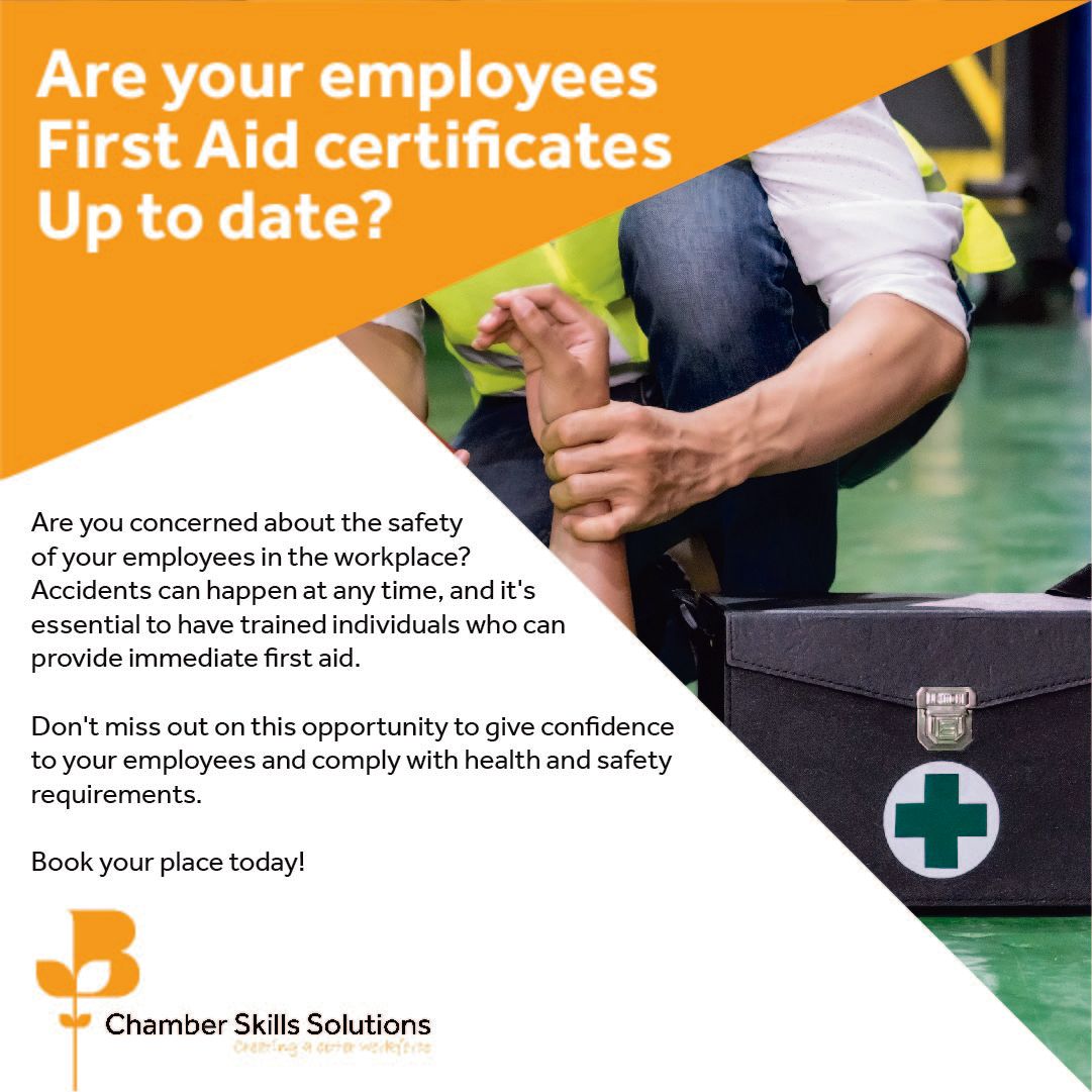 First Aid Training for Work, Home, and Everyday Life brchamber.co.uk/chamber-skills… 

Could you confidently respond in a medical emergency?