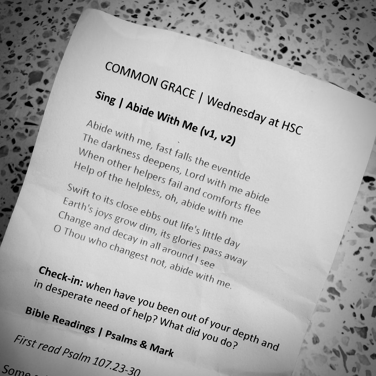 SimJacko's tweet image. A privilege to sing the hymn Abide With Me today with men and women at Hutt St Centre

‘… in their trouble they called to the LORD, and he saved them from their distress.’ 

— Ps 107.28 

#commongrace @TGC
