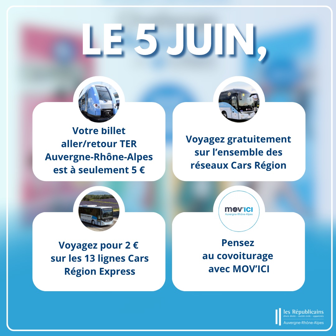Rendez-vous demain pour le #ChallengeMobilité2025 ! 
Une belle occasion de tester de nouvelles façons de se déplacer autrement qu’en voiture individuelle et d’adopter, sur le long terme, des habitudes plus durables.
Transports en commun, car, autopartage ou covoiturage… à vous