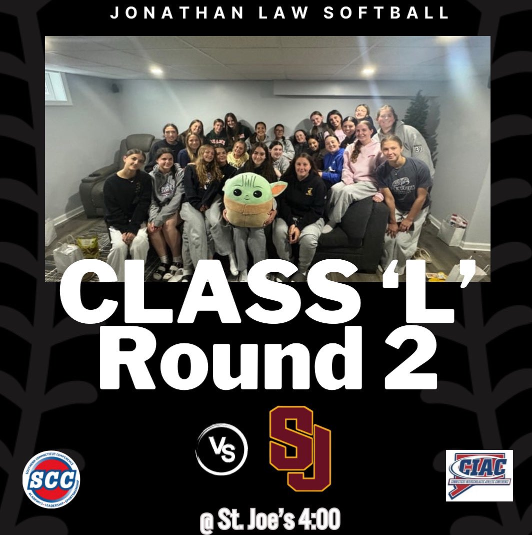 Class L Round 2
⏰ 4:00
📍 St Joe’s
Come out and support the girls as they take on the #5 team in the state.

#BuiltDifferent
#SCC
#ctsb