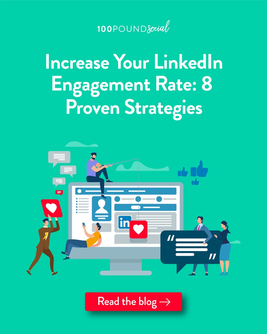 At #100PS, we’ve helped 1000+ #B2B companies that have faced the same challenge: how to increase #LinkedInEngagement.

From optimising your posting schedule to sharing eye-catching visuals, check out our #blog for everything you need to know: heyor.ca/A4oLEM
