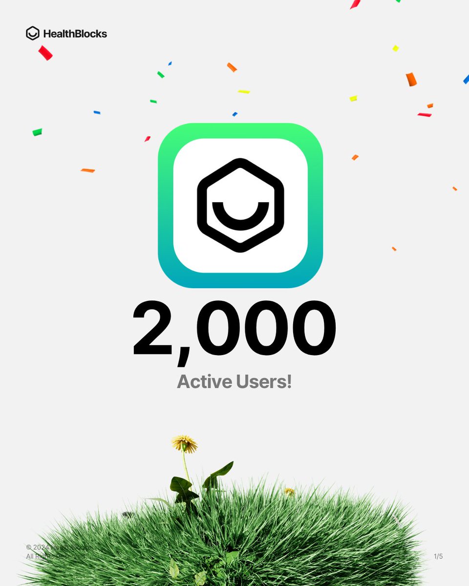 2,000 active users!💪🌄

Steps being tracked, real rewards being earned, healthy habits being built.

No big launch. No marketing campaigns. Just real momentum.

Grateful for everyone walking this journey with us.💚