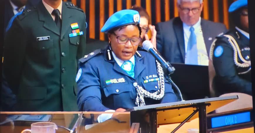 Congratulations to Chief Superintendent Zainab Gbla! 

On this UN Peacekeepers Day, I join the nation in celebrating one of our own — Chief Supt. Zainab Gbla, honored as the 2025 UN Women Police Officer of the Year at the United Nations Headquarters in New York. 🏅

Your