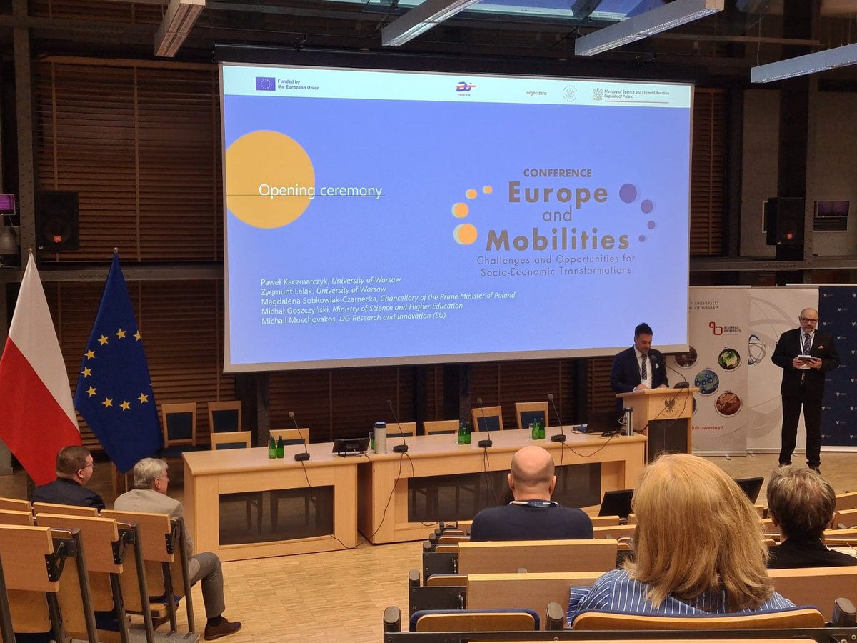 CHANSE (@euchanse) on Twitter photo 🎙️Michail Moschovakos, DG Research & Innovation, opening the @EUROMOBI2025 conference: The aim of the Presidency conferences is to focus on the impact and the real life changes it can bring about.
<a href="/EUScienceInnov/">EU Science & Innovation 🇪🇺</a> <a href="/CMR_Warsaw/">CMR_Warsaw</a> 🎙️Michail Moschovakos, DG Research & Innovation, opening the @EUROMOBI2025 conference: The aim of the Presidency conferences is to focus on the impact and the real life changes it can bring about.
<a href="/EUScienceInnov/">EU Science & Innovation 🇪🇺</a> <a href="/CMR_Warsaw/">CMR_Warsaw</a>