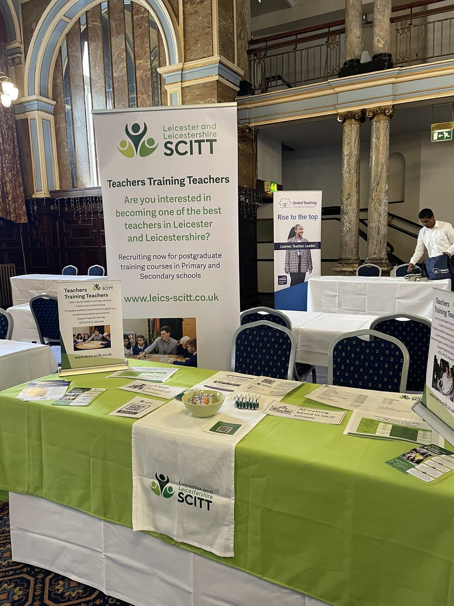 Leicester & Leicestershire SCITT (@leicesterscitt) on Twitter photo Come along to <a href="/dmuleicester/">dmuleicester</a> Careers Hub and chat to Jo about training to become a teacher. This time next year you could be on your last placement before gaining your QTS and PGCE. #qts #pgce <a href="/ChearnPalmer/">Clare Hearn-Palmer</a> <a href="/kellisSCITTDDir/">Keith Ellis</a> <a href="/mrsbrewtandcake/">Fe Brewer</a> <a href="/LeLTSH/">Leicester & Leicestershire Teaching School Hub</a> <a href="/getintoteaching/">Teaching</a> <a href="/TeachLeics/">TeachLLR</a> Come along to <a href="/dmuleicester/">dmuleicester</a> Careers Hub and chat to Jo about training to become a teacher. This time next year you could be on your last placement before gaining your QTS and PGCE. #qts #pgce <a href="/ChearnPalmer/">Clare Hearn-Palmer</a> <a href="/kellisSCITTDDir/">Keith Ellis</a> <a href="/mrsbrewtandcake/">Fe Brewer</a> <a href="/LeLTSH/">Leicester & Leicestershire Teaching School Hub</a> <a href="/getintoteaching/">Teaching</a> <a href="/TeachLeics/">TeachLLR</a>