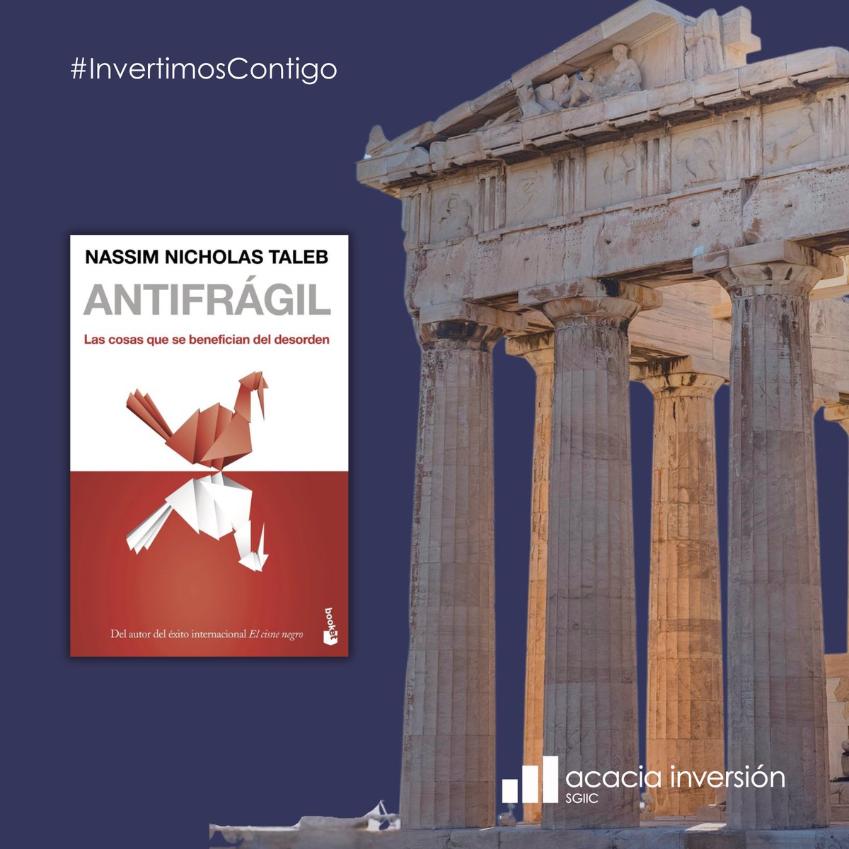ACACIAINVERSION's tweet image. 💬 “No intentes predecir el futuro, intenta estar preparado para él” (#Taleb)

🏛 Esta idea no solo inspira nuestra forma de entender la gestión, sino que junto con la #antifragilidad constituye la base sobre la que construimos nuestra estrategia #multiactivo en @AcaciaInversion.